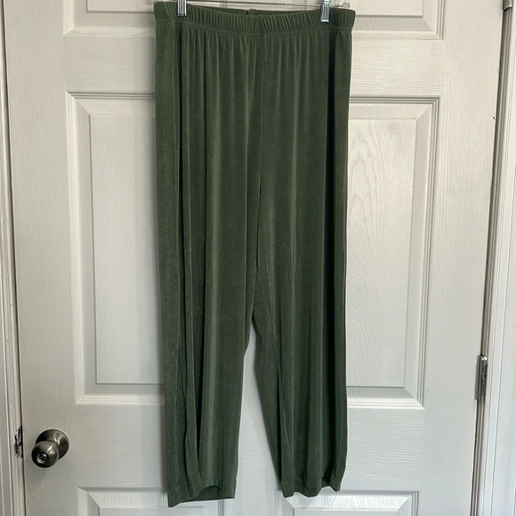 Carolyn Strauss Women’s green pants 1x - Picture 1 of 4